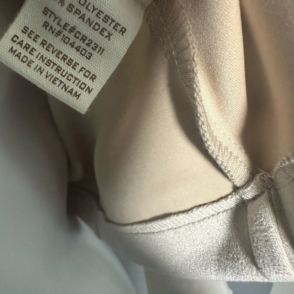 Blu Pepper Cream Bomber Jacket Moto Zip M New - Picture 3 of 7